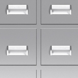 不锈钢柜25抽斗