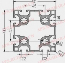 工业铝型材10-9090