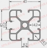 工业铝型材8-4040E