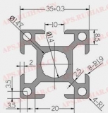 工业铝型材10-3535