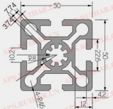 工业铝型材8-5050W