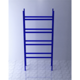 栈板式货架主架2880×1000×6000mm(四层,2.5T/层,蓝色)