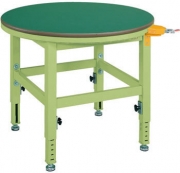 回転作業台(高さ調整タイプ・ストッパー付)/TRT-900FSP