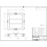 ステンレス自在移動回転台車/RB-4SS